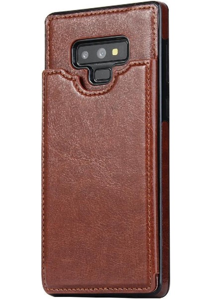 Kart Tutucu Kickstand ile Samsung Galaxy Note9 Pu Deri Için Cüzdan Kılıf (Yurt Dışından) fırsatları