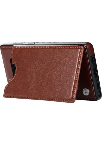 Kart Tutucu Kickstand ile Samsung Galaxy Note9 Pu Deri Için Cüzdan Kılıf (Yurt Dışından) indirimleri