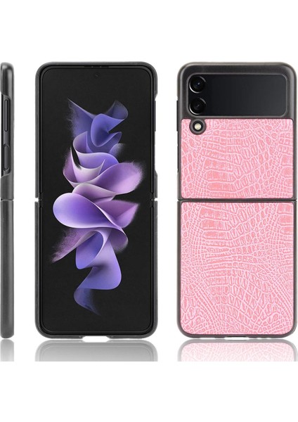 Samsung Galaxy Z Flip 3 5g Uyumluluk Kapak Için Şık Klasik Kılıf (Yurt Dışından)
