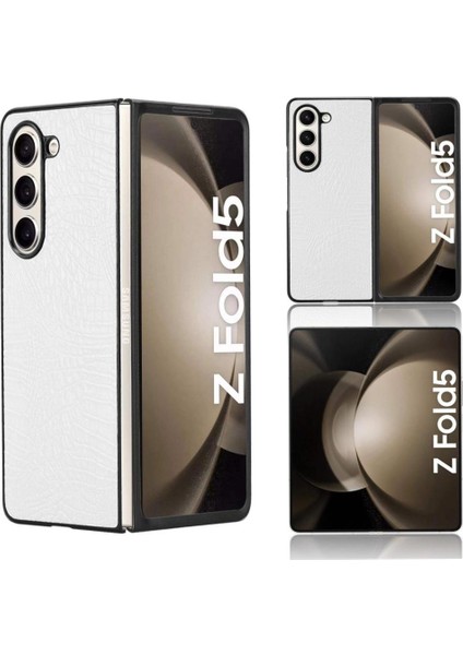 Samsung Galaxy Z Için Şık Klasik Durumda Kat 5 Klasik Timsah Moda (Yurt Dışından)