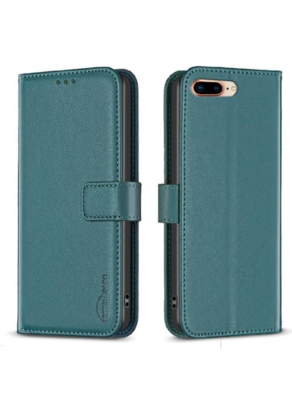 IPhone 7 Için Flip Case Artı/8 Artı Çoklu Kart Yuvası Iş Deri Çanta (Yurt Dışından)