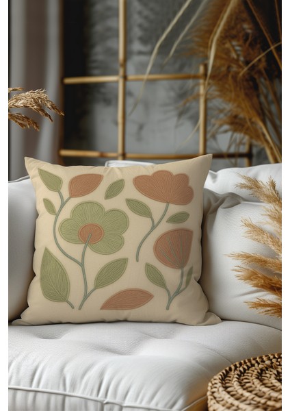 2’li Nakış Desenli, Çift Taraflı Baskı, Dekoratif Kırlent Kılıfı Seti – Bohem Stil, Fermuarlı fiyatları