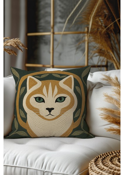 2’li Nakış Desenli, Çift Taraflı Baskı, Dekoratif Kırlent Kılıfı Seti – Bohem Stil, Fermuarlı fiyatları