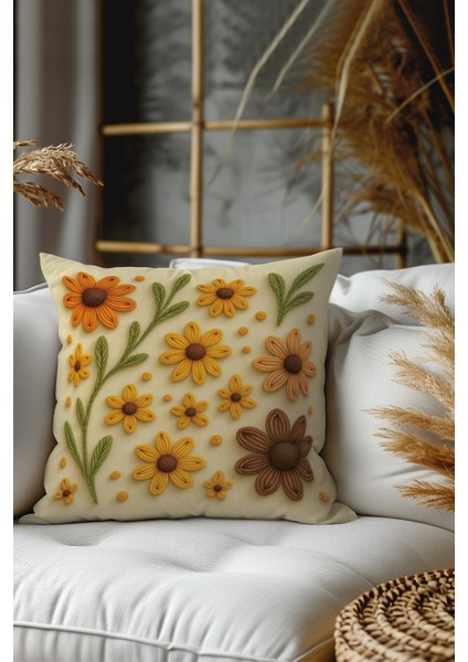 2’li Nakış Desenli, Çift Taraflı Baskı, Dekoratif Kırlent Kılıfı Seti – Bohem Stil, Fermuarlı fiyatları