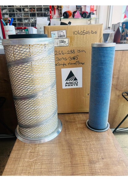 Massey Ferguson 266 Yeni̇ MODEL-288G-3075-3105 Uyumlu Hava Fi̇li̇tresi̇ Iç-Dış Takım Agco