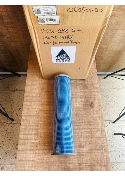 Massey Ferguson 266 Yeni̇ MODEL-288G-3075-3105 Uyumlu Hava Fi̇li̇tresi̇ Iç-Dış Takım Agco modelleri