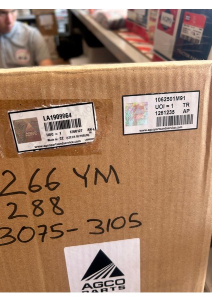 Massey Ferguson 266 Yeni̇ MODEL-288G-3075-3105 Uyumlu Hava Fi̇li̇tresi̇ Iç-Dış Takım Agco indirimleri