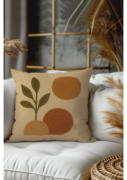 2’li Nakış Desenli, Çift Taraflı Baskı, Dekoratif Kırlent Kılıfı Seti – Bohem Stil, Fermuarlı modelleri