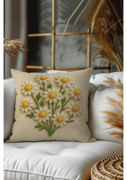 2’li Nakış Desenli, Çift Taraflı Baskı, Dekoratif Kırlent Kılıfı Seti – Bohem Stil, Fermuarlı fiyatları