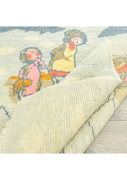 Bora Figürlü El Dokuma Uşak Halı 97X140 cm