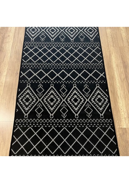 Fresh Cool 405 Yıkanabilir Siyah Modern Halı