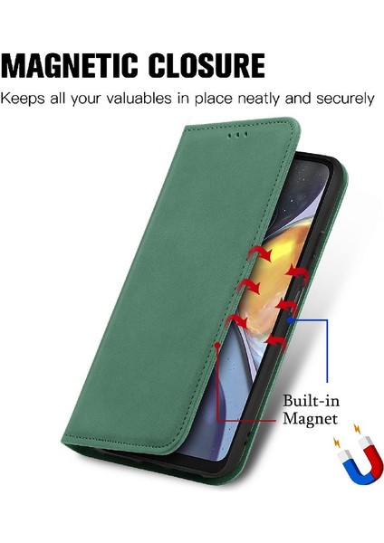 Moto G22 Basit Iş Fermuar Deri Kılıf Kordon Cüzdan Için Kılıf (Yurt Dışından) fiyatları