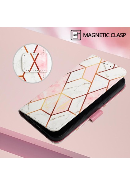 Vivo Iqoo Case 5g Cüzdan Mermer Desen Kickstand Pu Deri Için Kılıf (Yurt Dışından) indirimleri