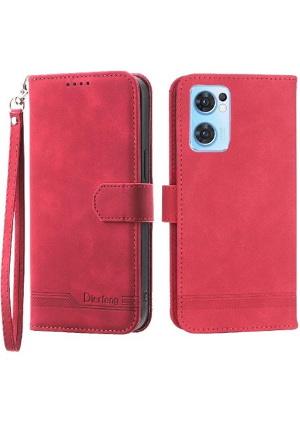 Oppo Oppo 7 5g Manyetik Kapatma Premium Bileklik Nakit Kartı Için Flip Case (Yurt Dışından)