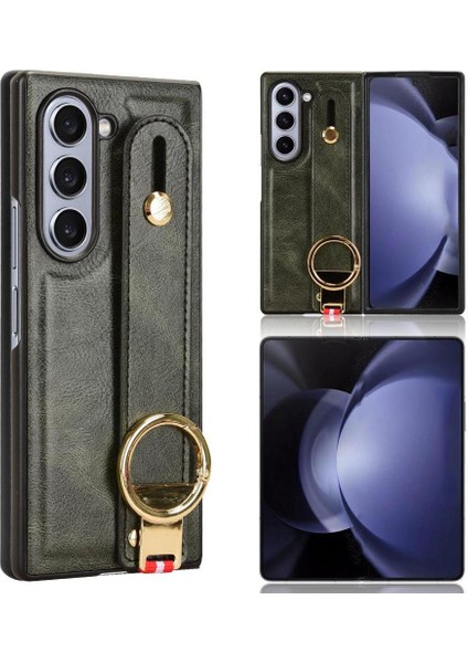 Samsung Galaxy Z Case 6 5g Bilek Kayışı Uyumluluk Premium Pu (Yurt Dışından)