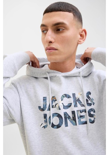 Essentials Jjebryan Logolu % 100 Pamuk Relaxed Fit Kapüşonlu Sweat Erkek Sweat 12268128 modelleri