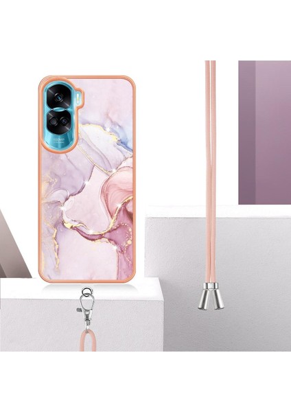 Onur Için Kılıf 90 Lite 5g Mermer Crossbody Kordon Askısı Tampon Yumuşak (Yurt Dışından) fırsatları