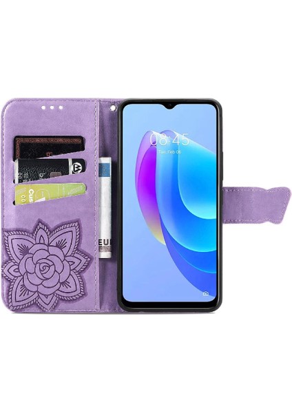 Tecno Spark Için Kılıf Gitmek 2023 Cüzdan Kelebek Iş Kanat Çok Renkli (Yurt Dışından) fırsatları