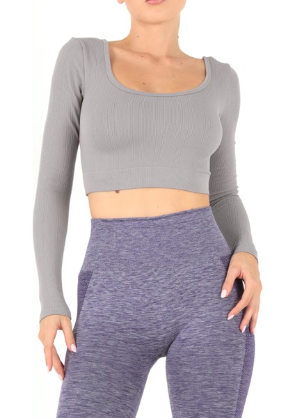 Doremi Seamless Straplez Uzun Kollu Fitilli Büstiyer fırsatları