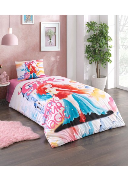 Kristal Ranforce Tek Kişilik Nevresim Takımı Kız Çocuk Nevresim