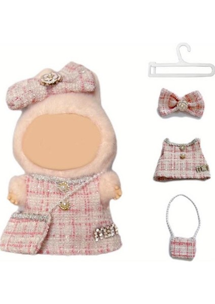 Labubu Bebek Elbisesi Pembe