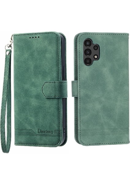 Samsung Galaxy A13 Premium Kart Yuvaları Bileklik Manyetik Için Flip Case (Yurt Dışından) fırsatları