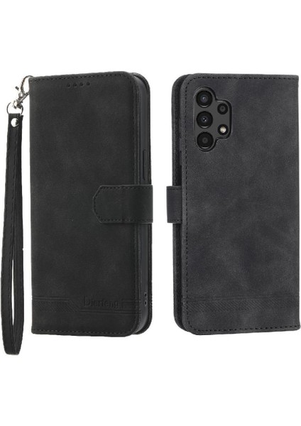 Samsung Galaxy A13 Premium Kart Yuvaları Bileklik Manyetik Için Flip Case (Yurt Dışından) fırsatları