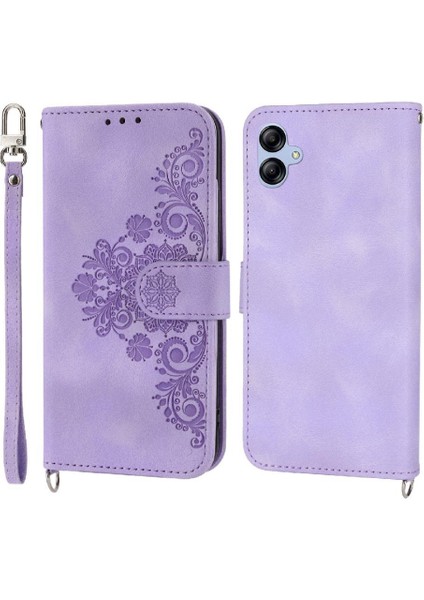 Samsung Galaxy A04E Bileklik Çoklu Kredi Kartı Yuvaları Için Flip Case (Yurt Dışından)