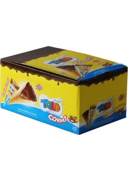 Toto Cornet Gofret Fındıklı 25 Gr. 24lü (1 Kutu) fırsatları