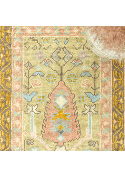 Gizay Renkli El Dokuma Uşak Yolluk 81X220 cm modelleri