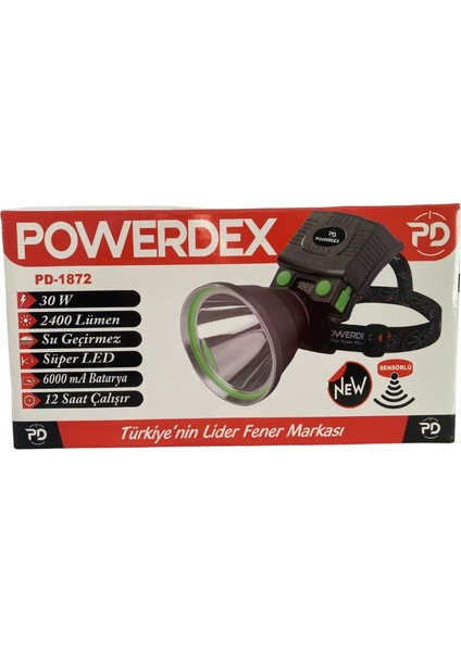 Pd 1872 Profesyonel Sensörlü Kafa Lambası