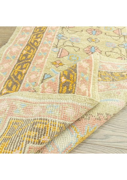 Gizay Renkli El Dokuma Uşak Yolluk 81X220 cm