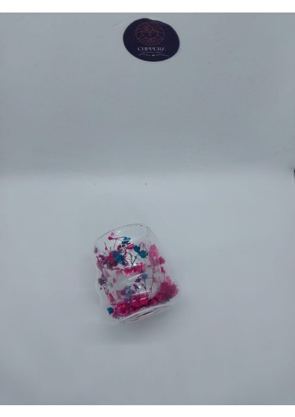 Isıya Dayanıklı Çift Cidarlı Canlı Kurutulmuş Çiçekli Cam Kahve Kupası modelleri