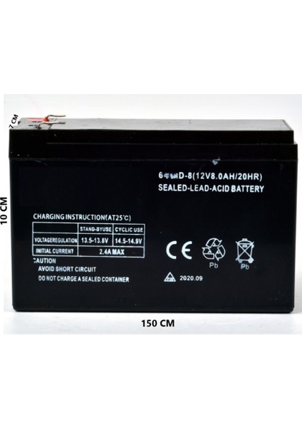 Ilaçlama Makinası Aküsü 12V8AH /20HR Şarj Edilebilir Akü 6-Fmd-8 fiyatları