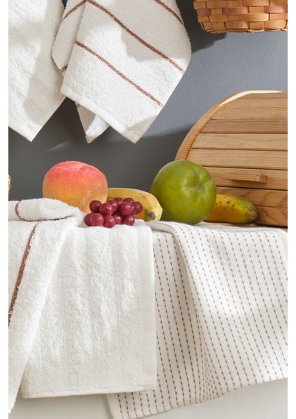 Sophia Mutfak Havlusu 6 Adet (45X30 Cm) Krem fiyatları