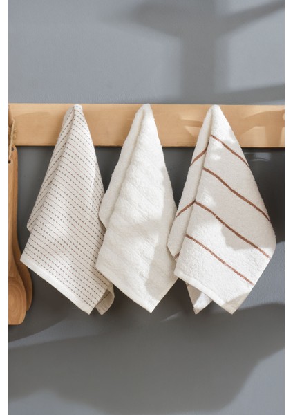 Sophia Mutfak Havlusu 6 Adet (45X30 Cm) Krem modelleri