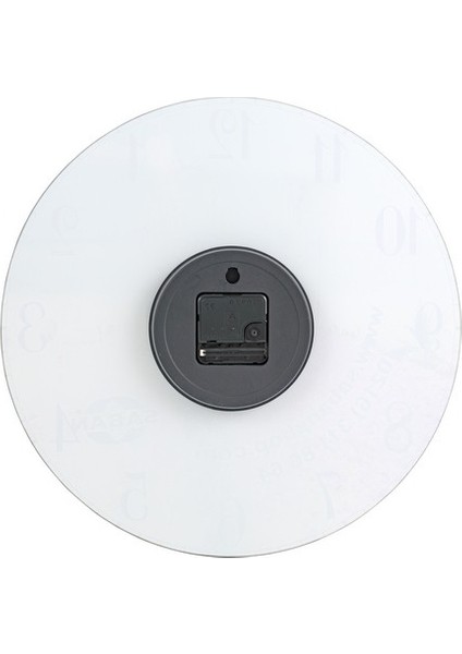 Modern Dekoratif Sessiz Akar Duvar Saati - Temperli Cam 37 cm HS003 fiyatları