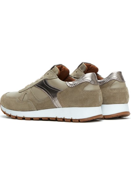 Kadın Vizon Bağcıklı Deri Sneaker 25AFD370414 indirimleri