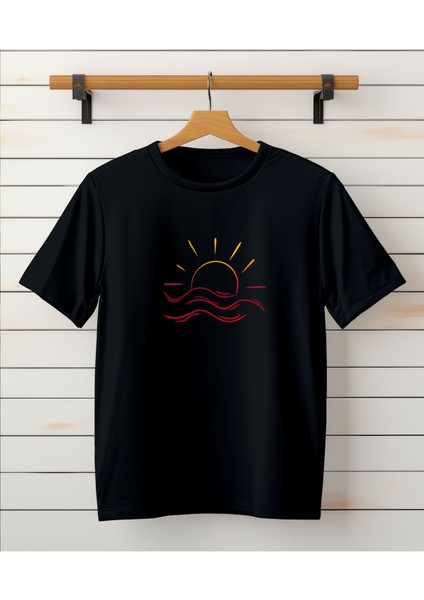 Güneş Baskılı Anne-Kız Baba-Oğul Kombin Tişört (Tekli Üründür Kombin Için Sepete 2 Adet Ekleyiniz) modelleri