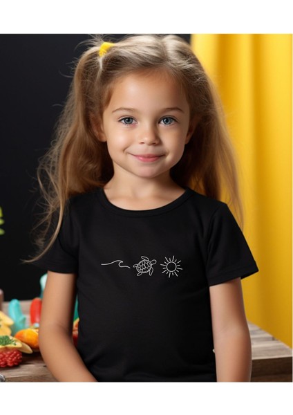 Yaz Temalı Aile Kombin Tişört- Trend Tshirt (Tekli Üründür Kombin Için Sepete 2 Adet Ekleyiniz) modelleri