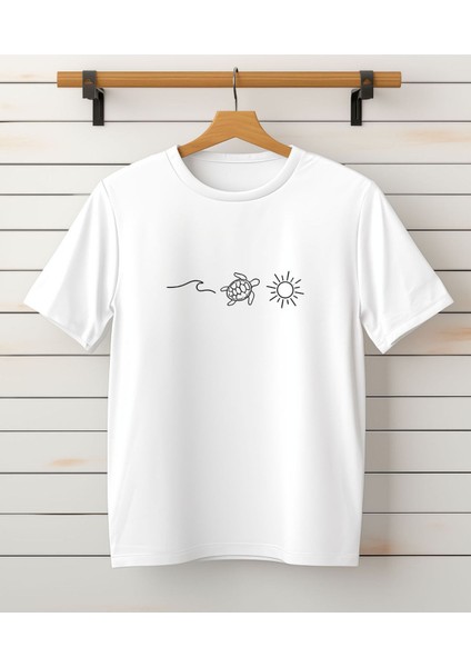 Yaz Temalı Aile Kombin Tişört- Trend Tshirt (Tekli Üründür Kombin Için Sepete 2 Adet Ekleyiniz) fiyatları