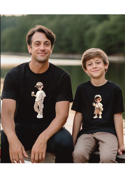Yeni Sezon Cool Aile Kombin Tişört- Trend Tshirt (Tekli Üründür Kombin Için Sepete 2 Adet Ekleyiniz)