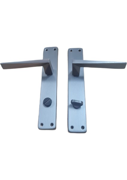 Door Handles Pramit Arma Ayna Antrasit Wc Kapı Kolu / 2 Takım