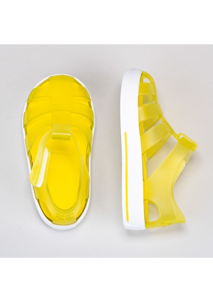 S10171 STAR Sarı Unisex Çocuk Sandalet