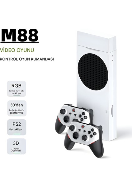 M88 128GB 20000+ Oyunlu 4K Retro Oyun Konsolu Atari Ps2/psp/psx/dreamcast
