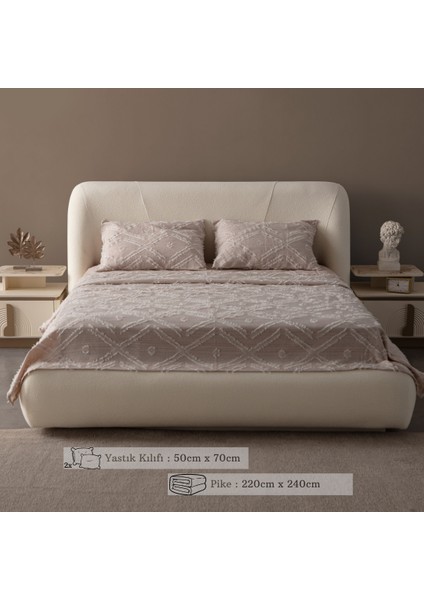 Anna Delux Çift Kişilik Çok Amaçlı Yatak Örtüsü Seti Gri Pamuk Nevresim Takımı Günlük 220X240 fiyatları