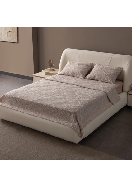 Anna Delux Çift Kişilik Çok Amaçlı Yatak Örtüsü Seti Gri Pamuk Nevresim Takımı Günlük 220X240 modelleri