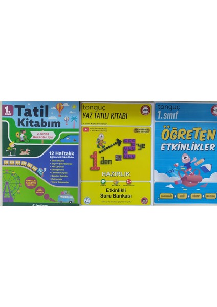 Tudem Yayınları 1. Sınıf Tatil Kitabım+Eser Yaz Tatil Kitabı