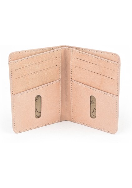 , Unisex Hakiki Deri Kartlık 1539852Z02 Pudra fiyatları