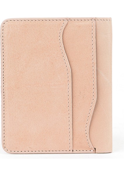 , Unisex Hakiki Deri Kartlık 1539852Z02 Pudra fırsatları